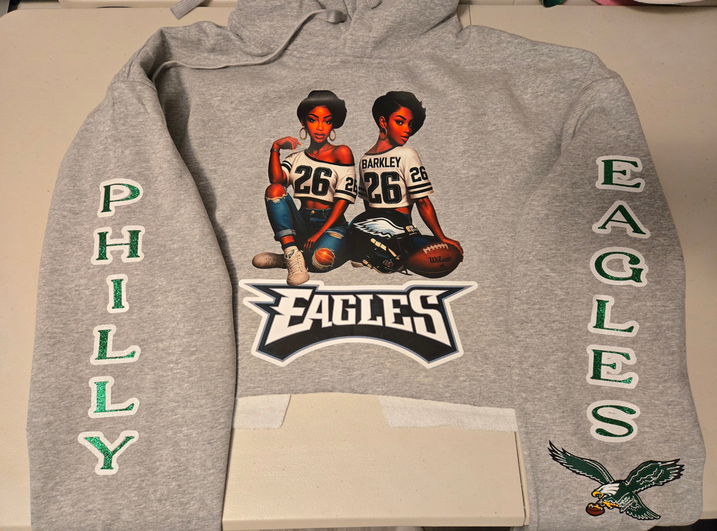 Cropped Eagles Hoodie